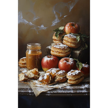 pomme en peinture